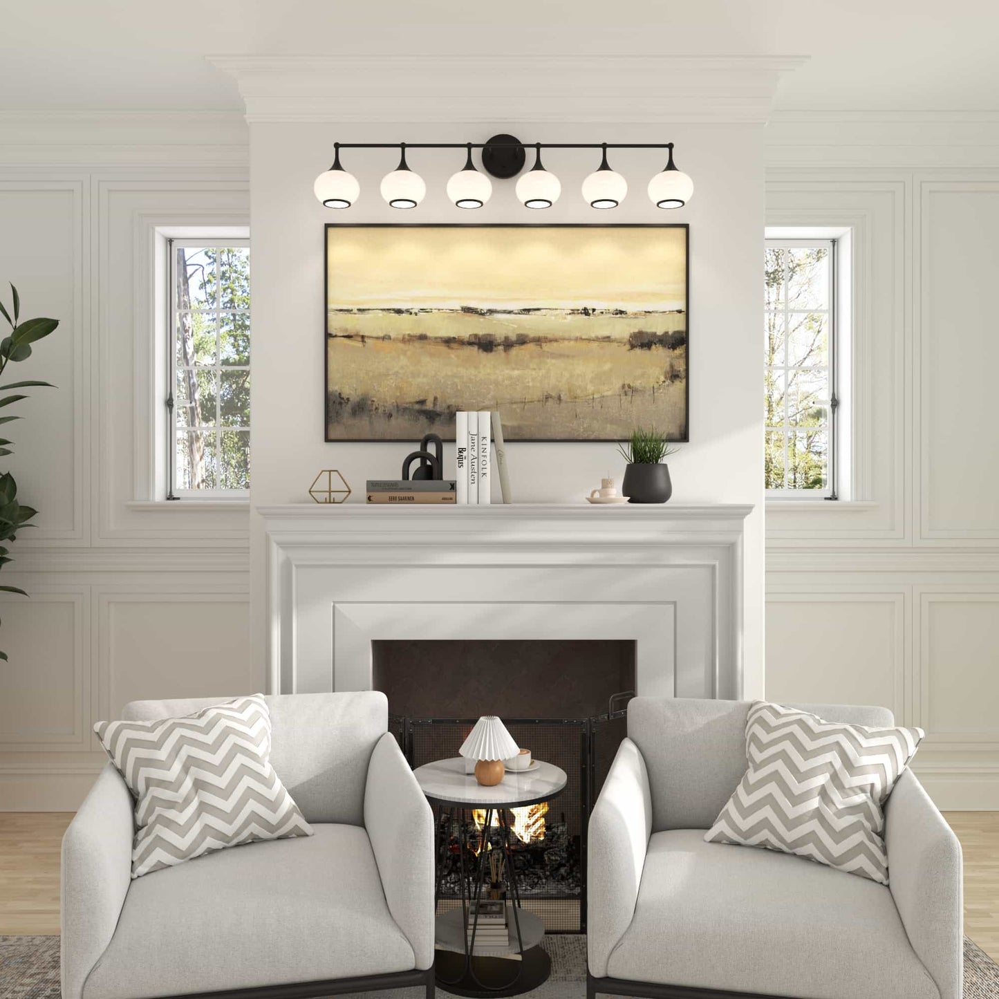 6 - Light Dimmable Vanity Light