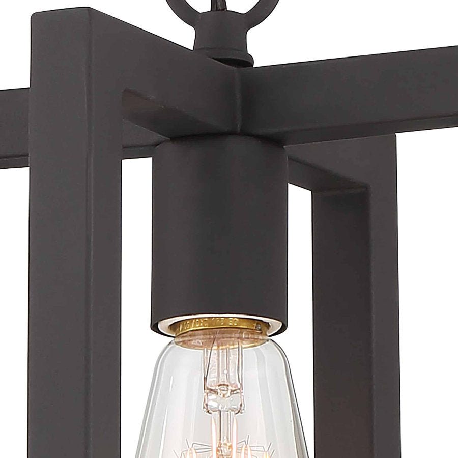 Santa 1-Light Lantern Farmhouse Pendant UL Listed