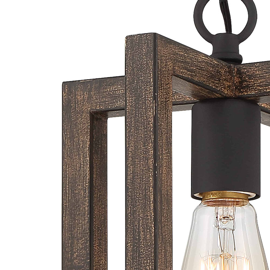 Santa 1-Light Lantern Farmhouse Pendant UL Listed