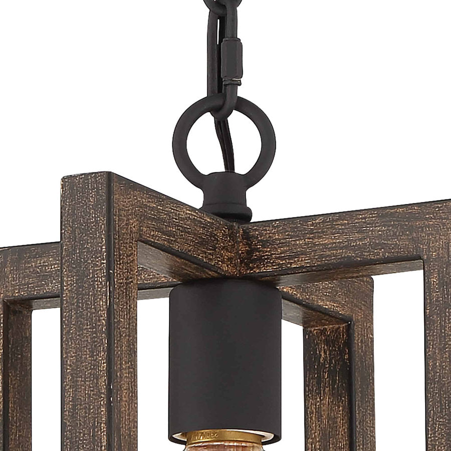 Santa 1-Light Lantern Farmhouse Pendant UL Listed