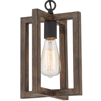 Santa 1-Light Lantern Farmhouse Pendant UL Listed