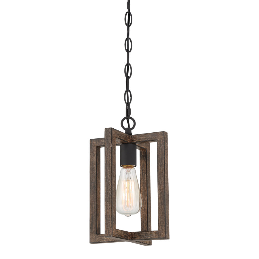 Santa 1-Light Lantern Farmhouse Pendant UL Listed