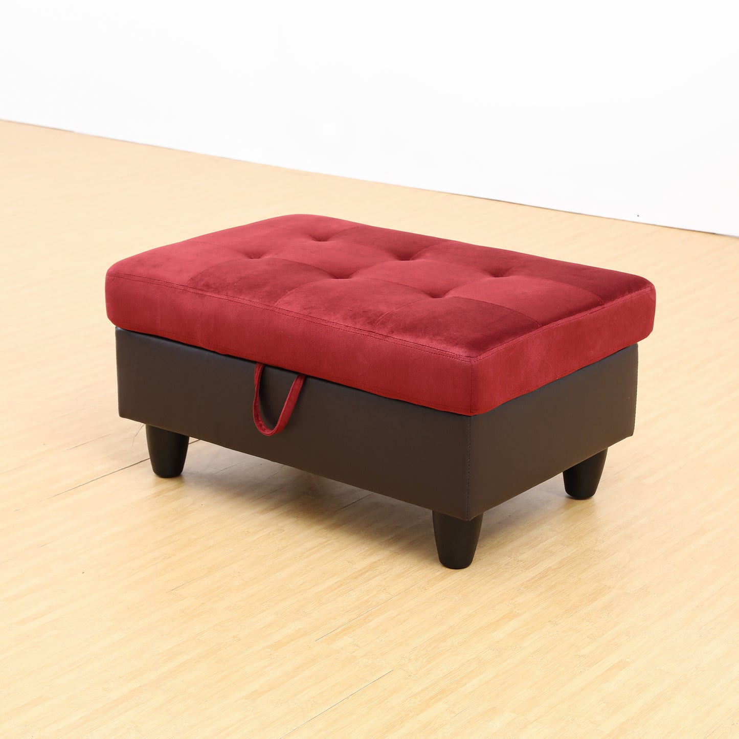 Indio Fabric Upholstered Storage Ottoman