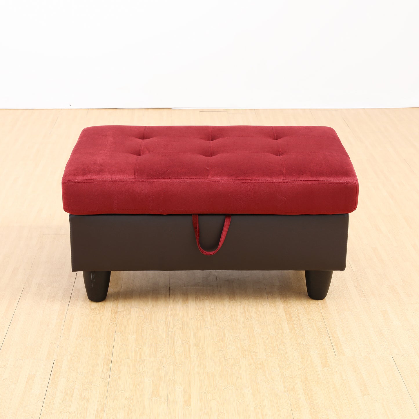 Indio Fabric Upholstered Storage Ottoman