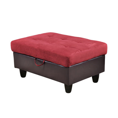 Indio Fabric Upholstered Storage Ottoman