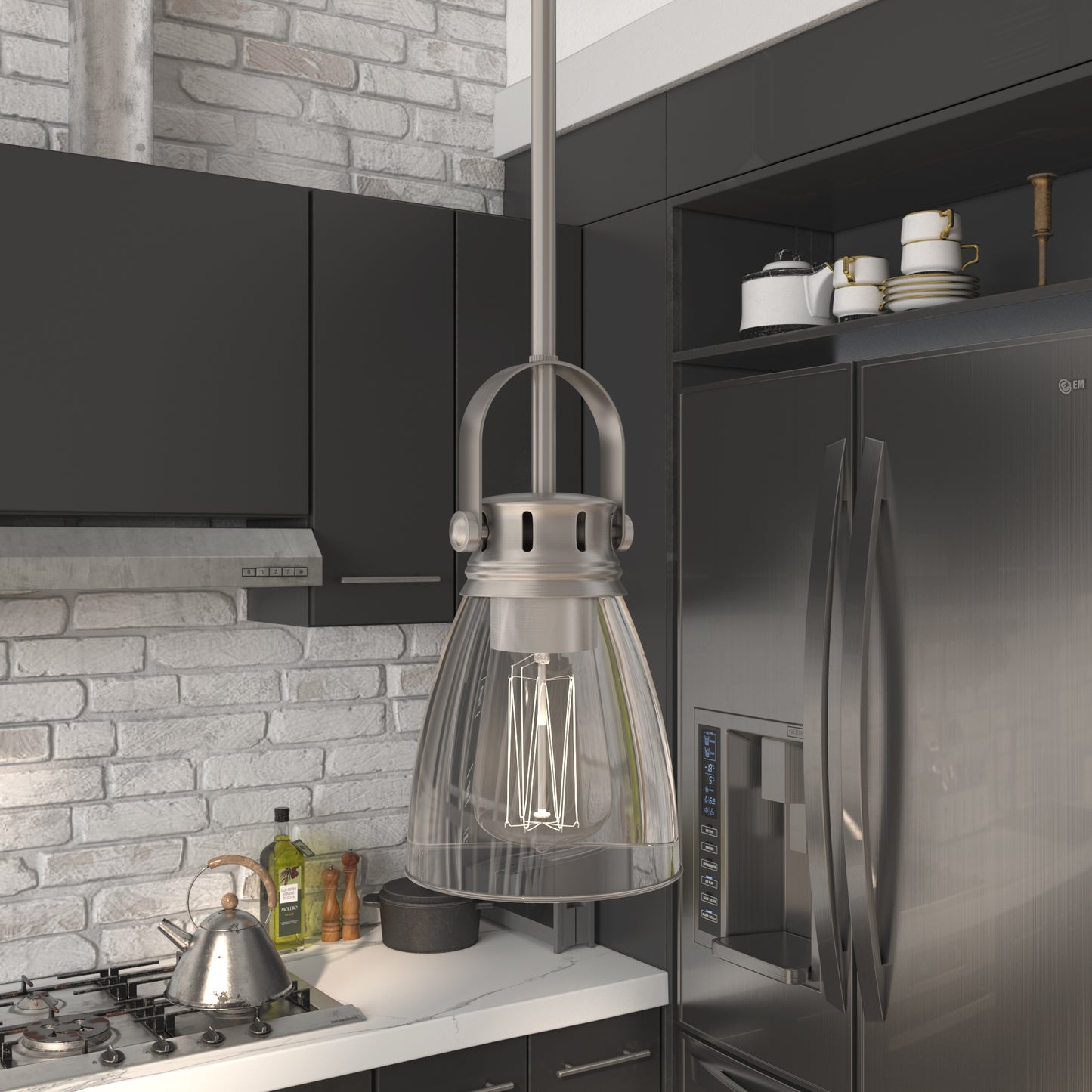 Luca 1-Light Single Cylinder Pendant