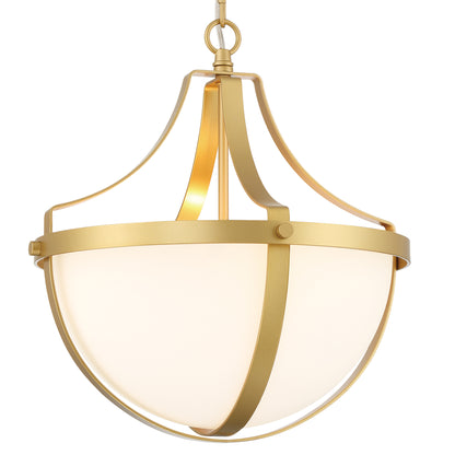 Castrum 4-Light Unique Bowl Chandelier UL Listed