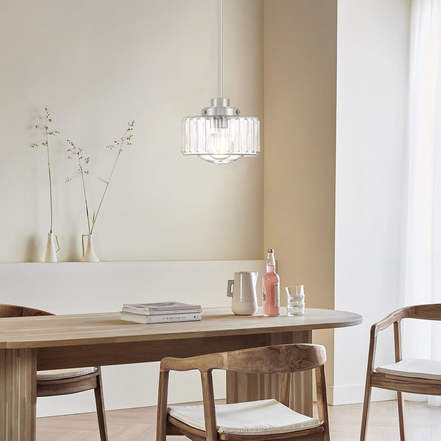 Mila 1-Light Single Geometric Pendant