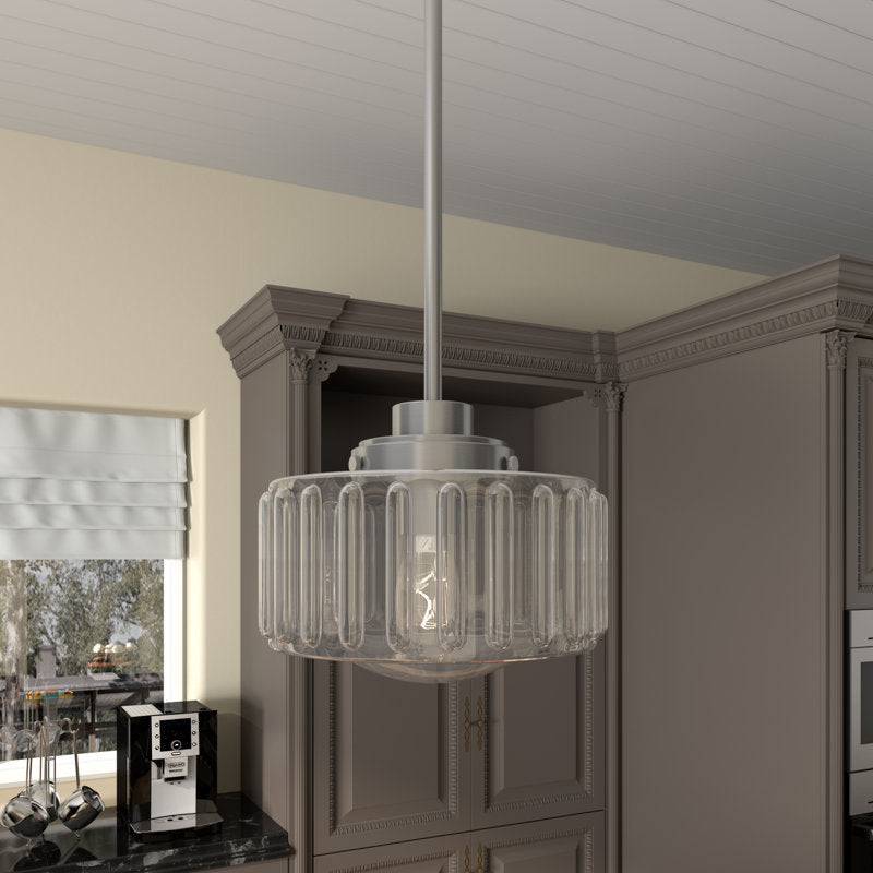 1 light single geometric pendant (2) by ACROMA