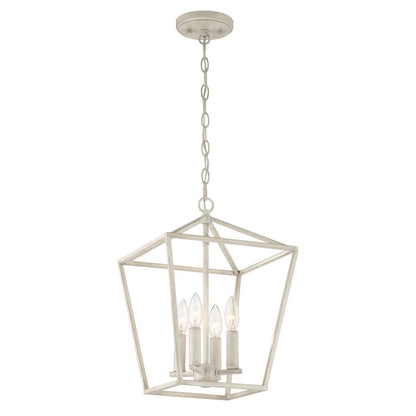 Arlington 4-Light Lantern Geometric Chandelier UL Listed