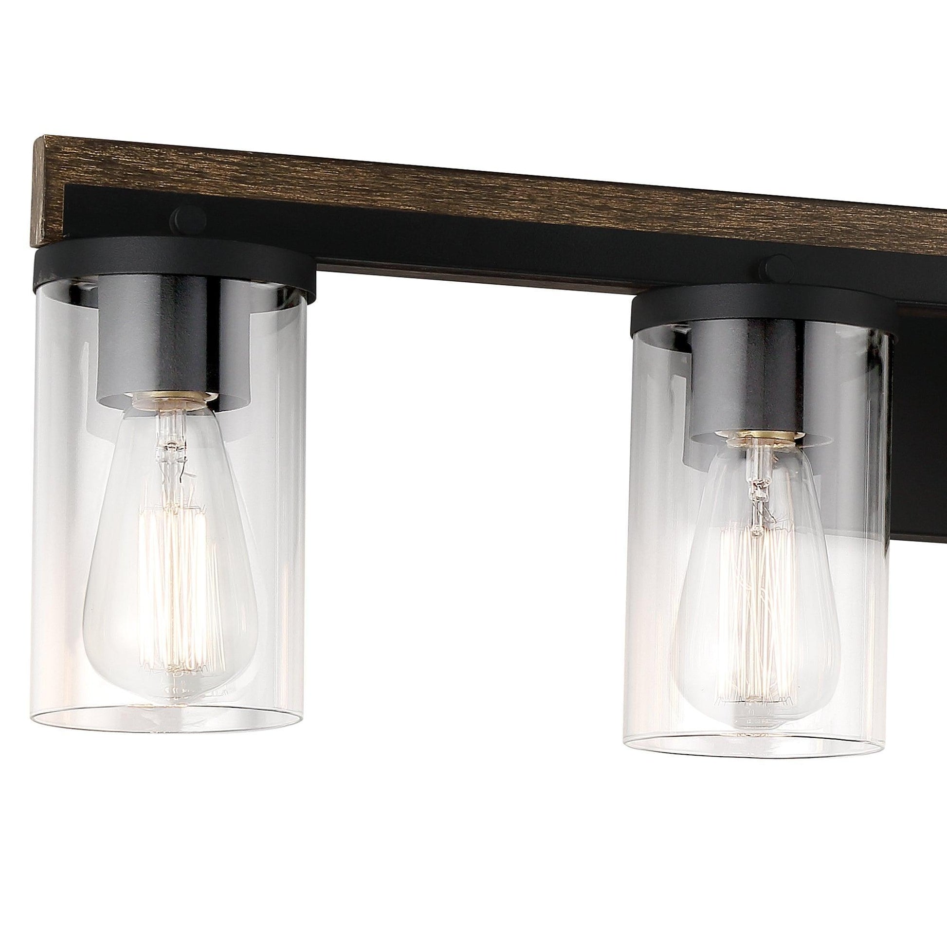 4 light weathered walnut vanity light (5) by ACROMA