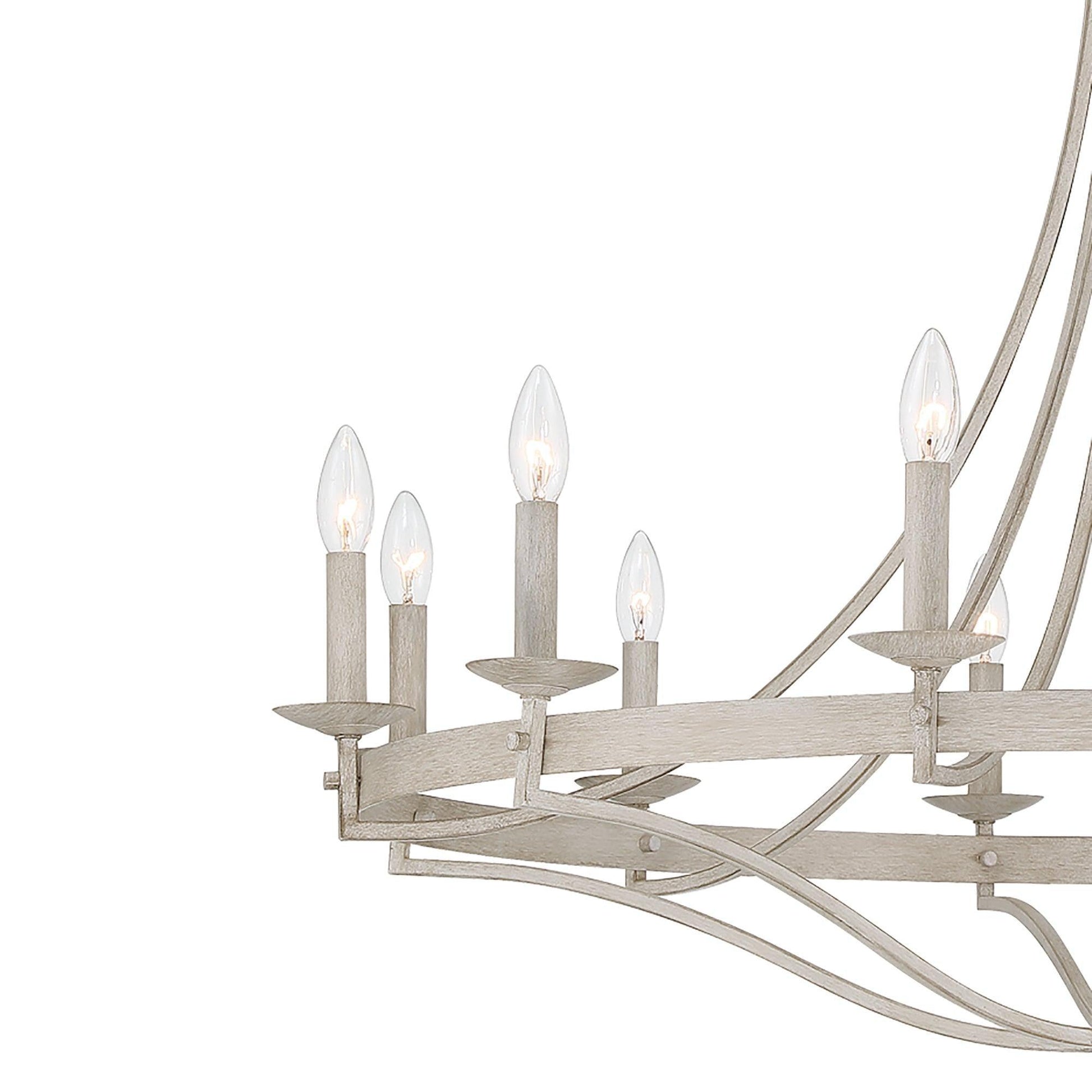 12 light classic candle style wagon wheel chandelier 1 (14) by ACROMA