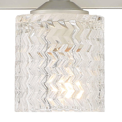 1 light square pendant with hand blown glass acceents (3) by ACROMA