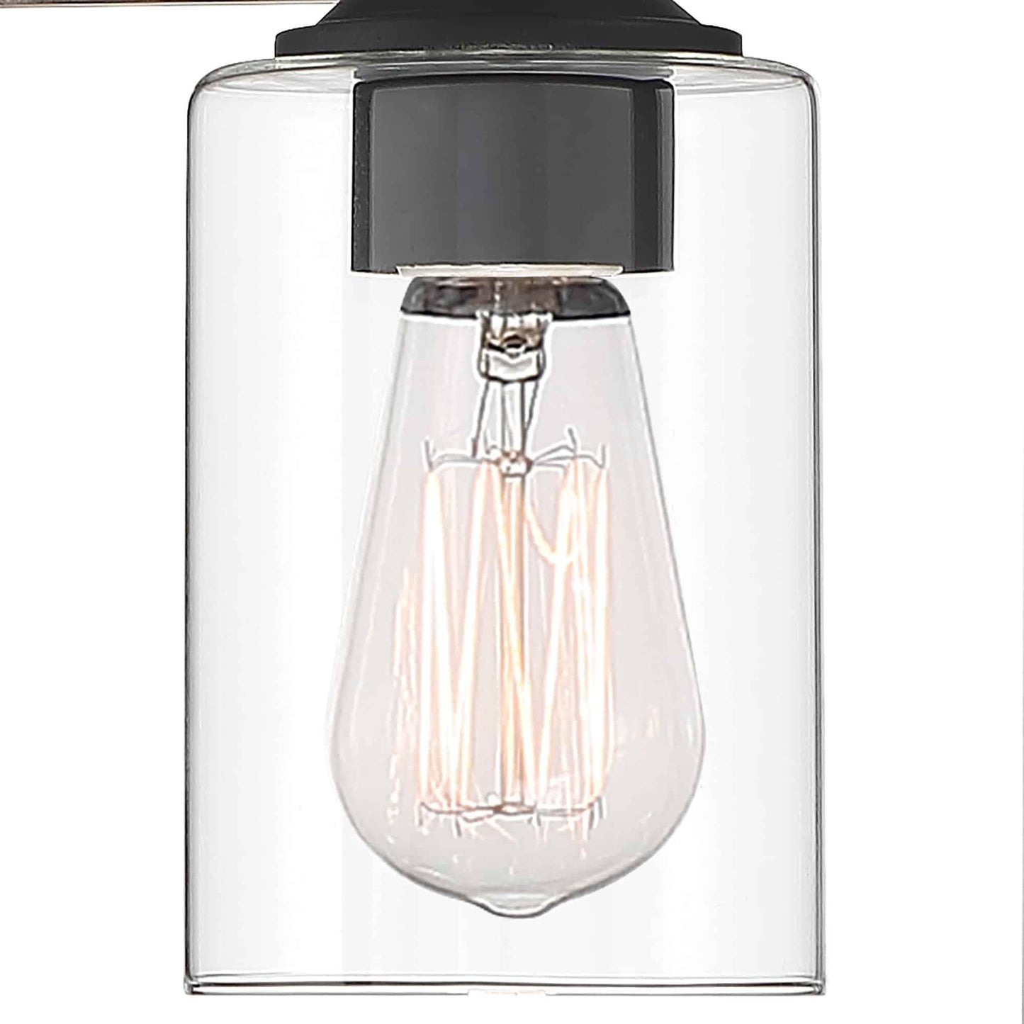 1 light square pendant with hand blown glass acceents (14) by ACROMA