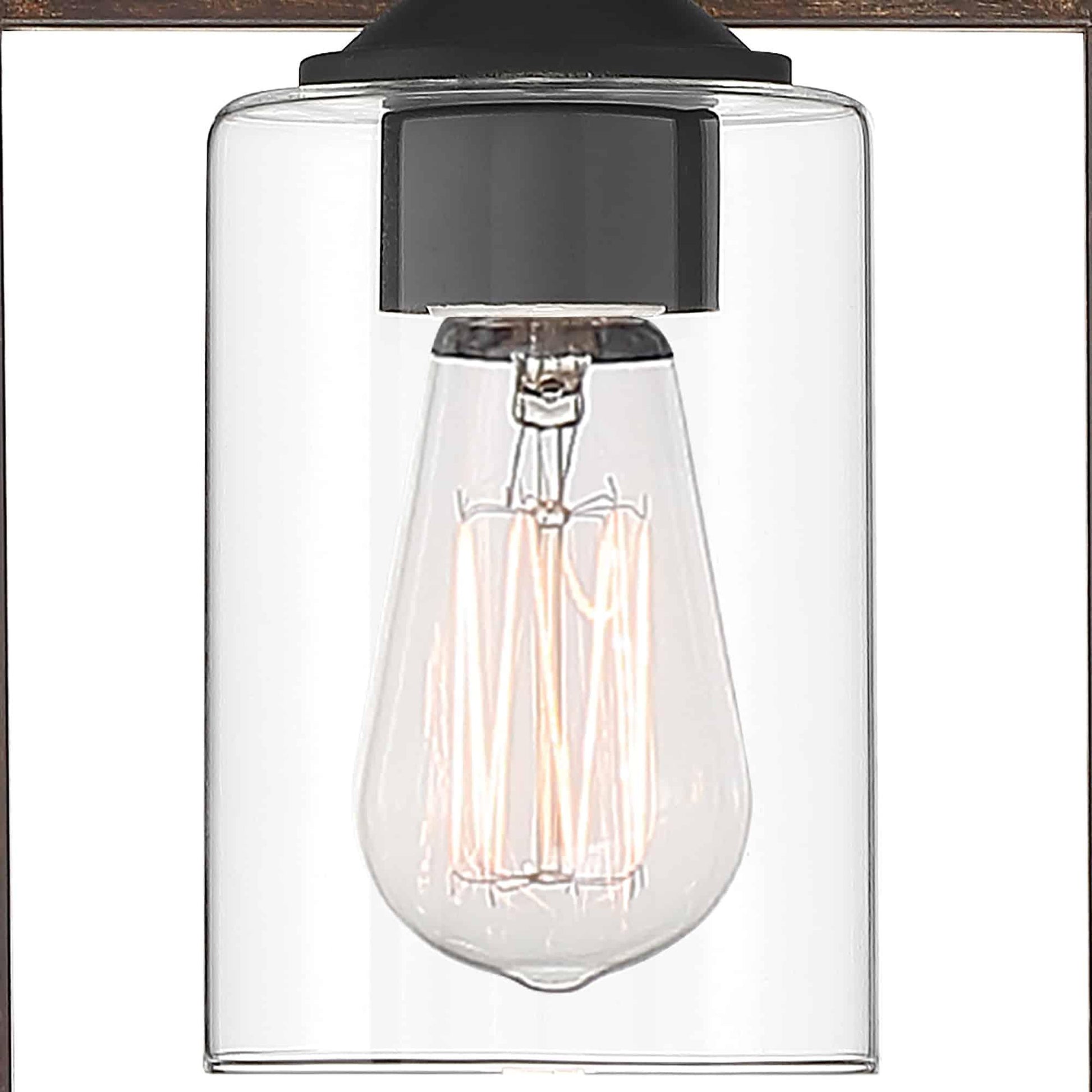 1 light square pendant with hand blown glass acceents (19) by ACROMA