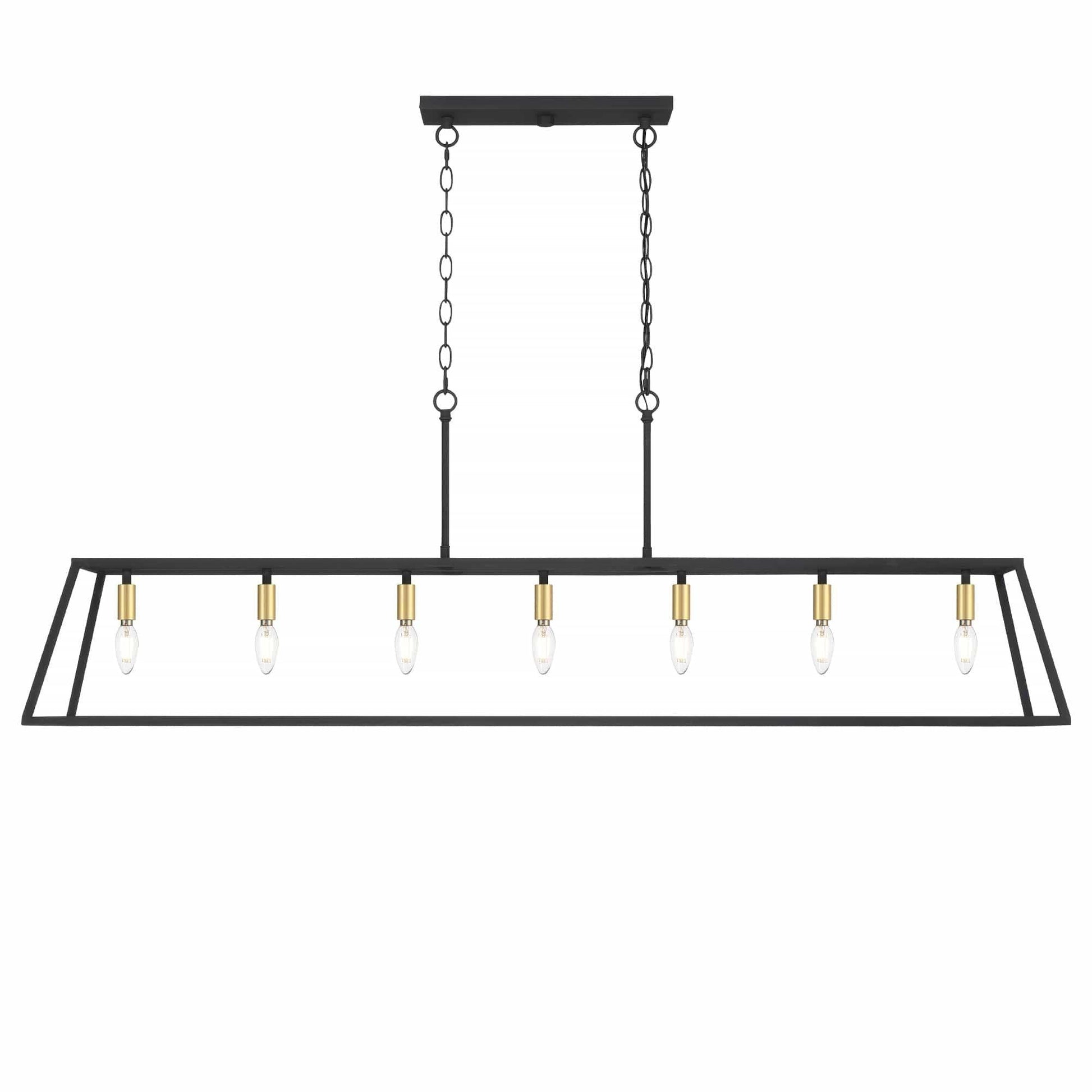 7 light farmhouse kitchen island chandelier (14) by ACROMA