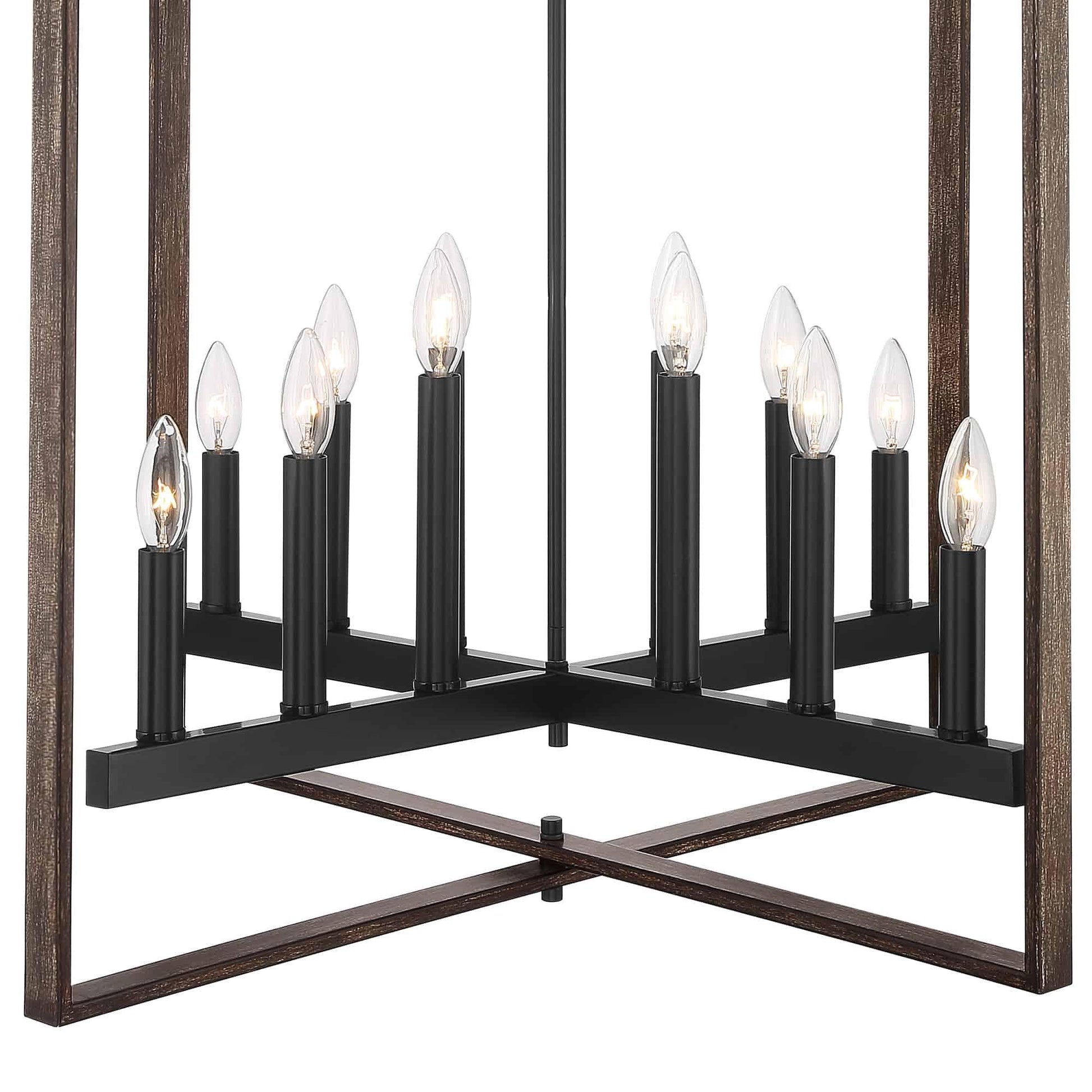 2712 | 12 - Light Lantern Geometric Chandelier by ACROMA?  UL - ACROMA