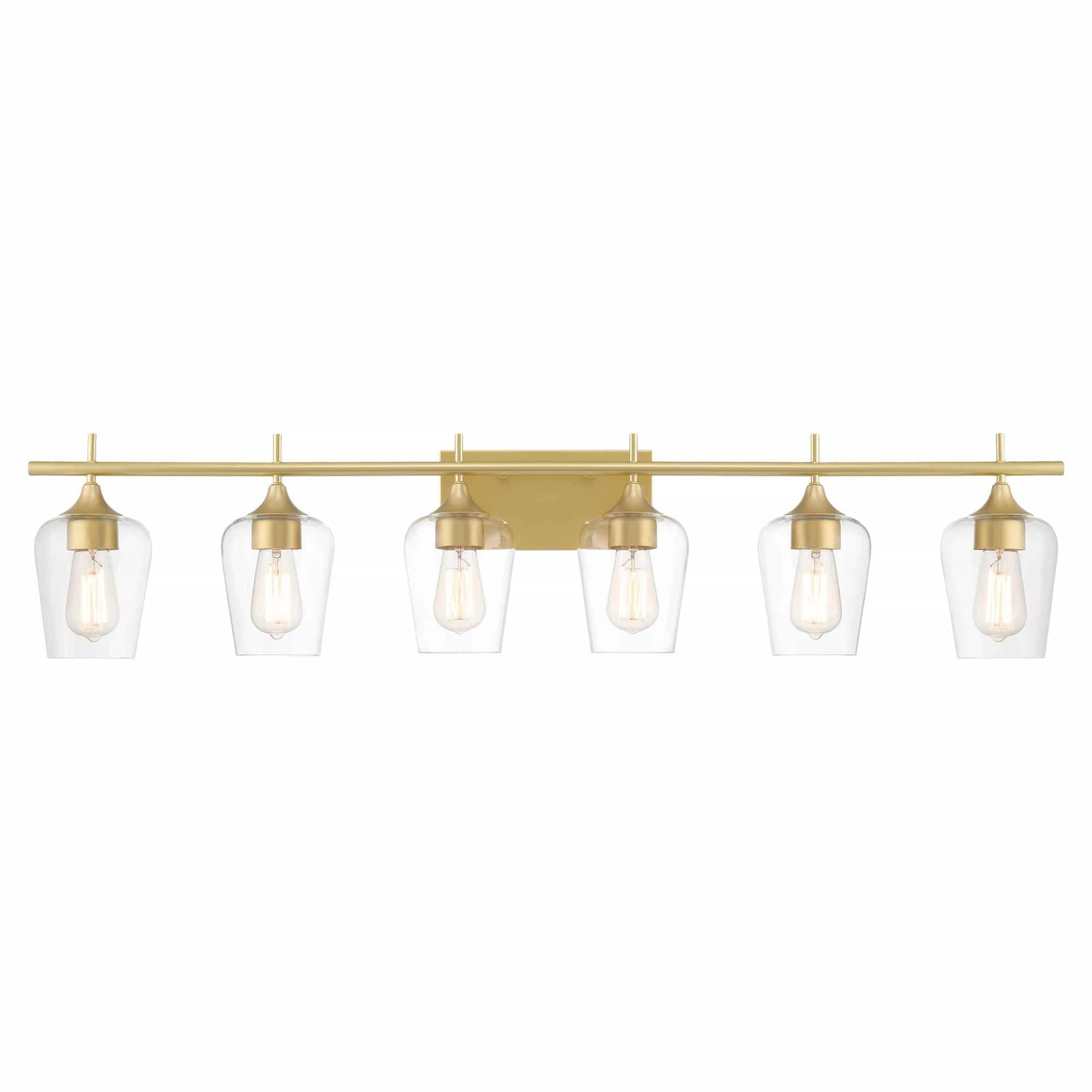 6 light gold bathroom vanity light (6) by ACROMA