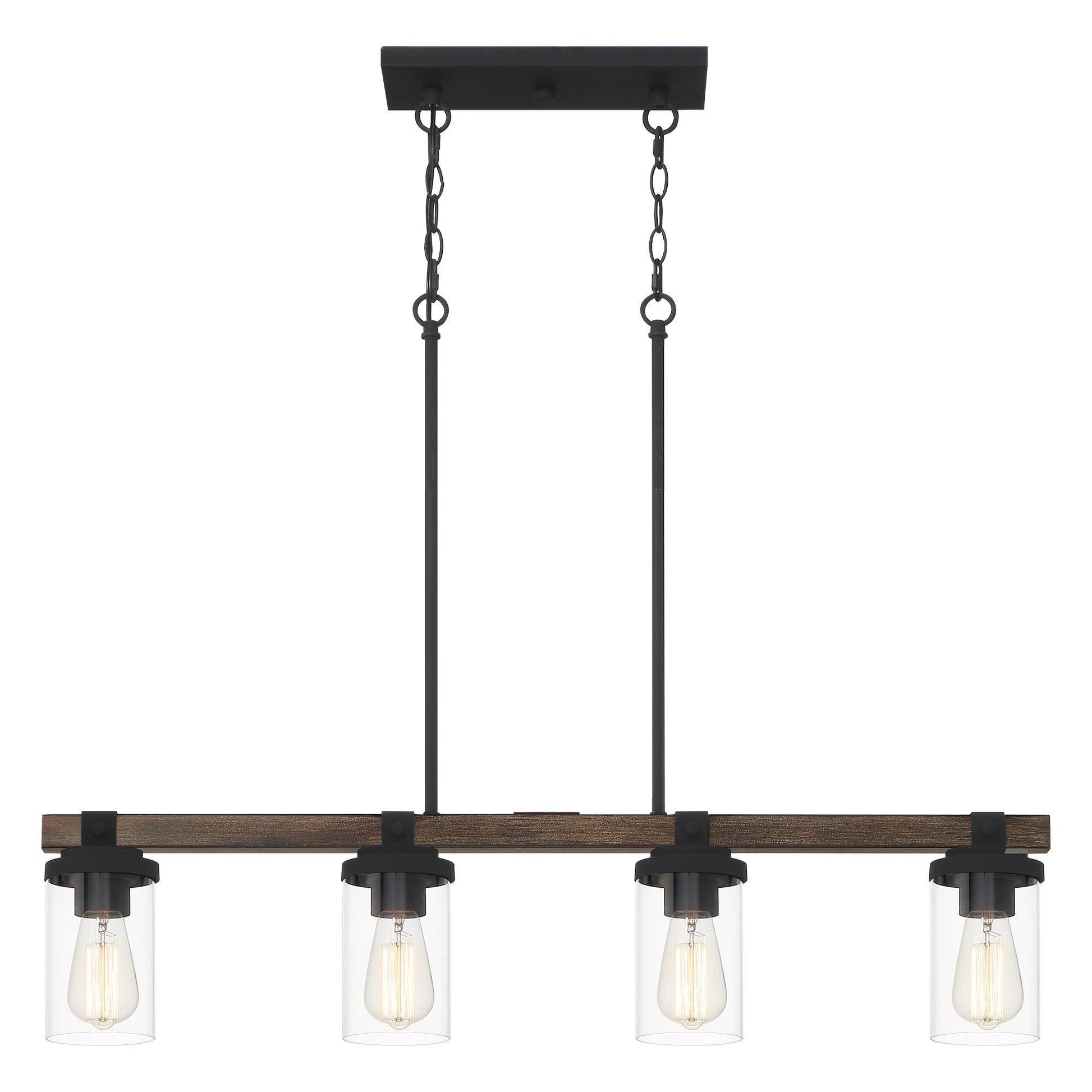 4 light linear kitchen island chandelier (8) by ACROMA