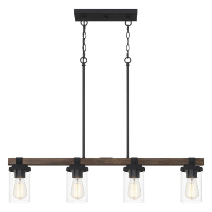 4 light linear kitchen island chandelier (8) by ACROMA