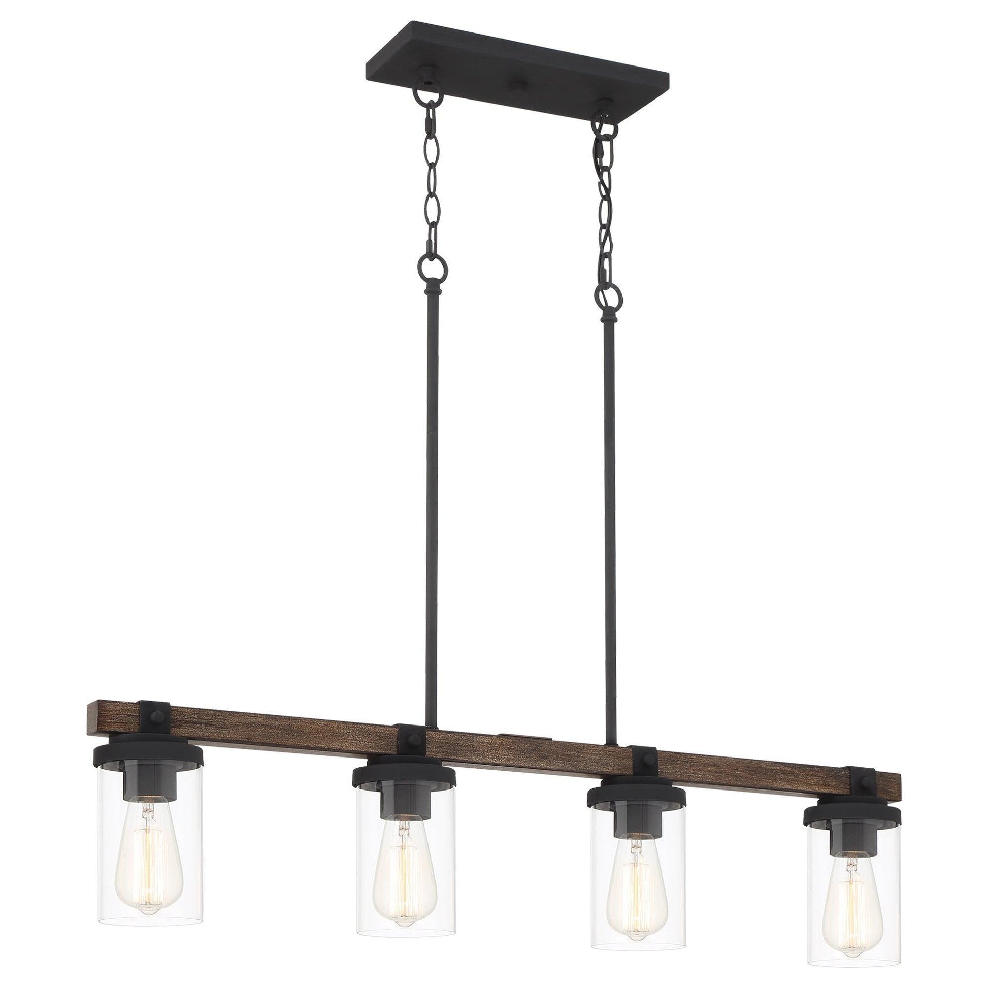 4 light linear kitchen island chandelier (4) by ACROMA