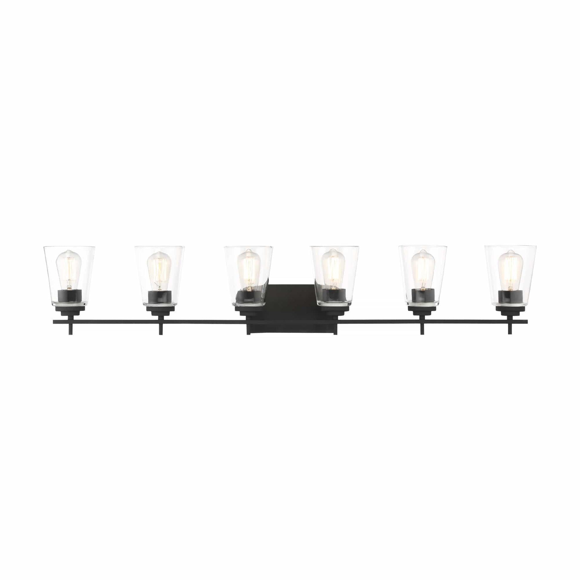 6 light glass bell vanity light (9) by ACROMA