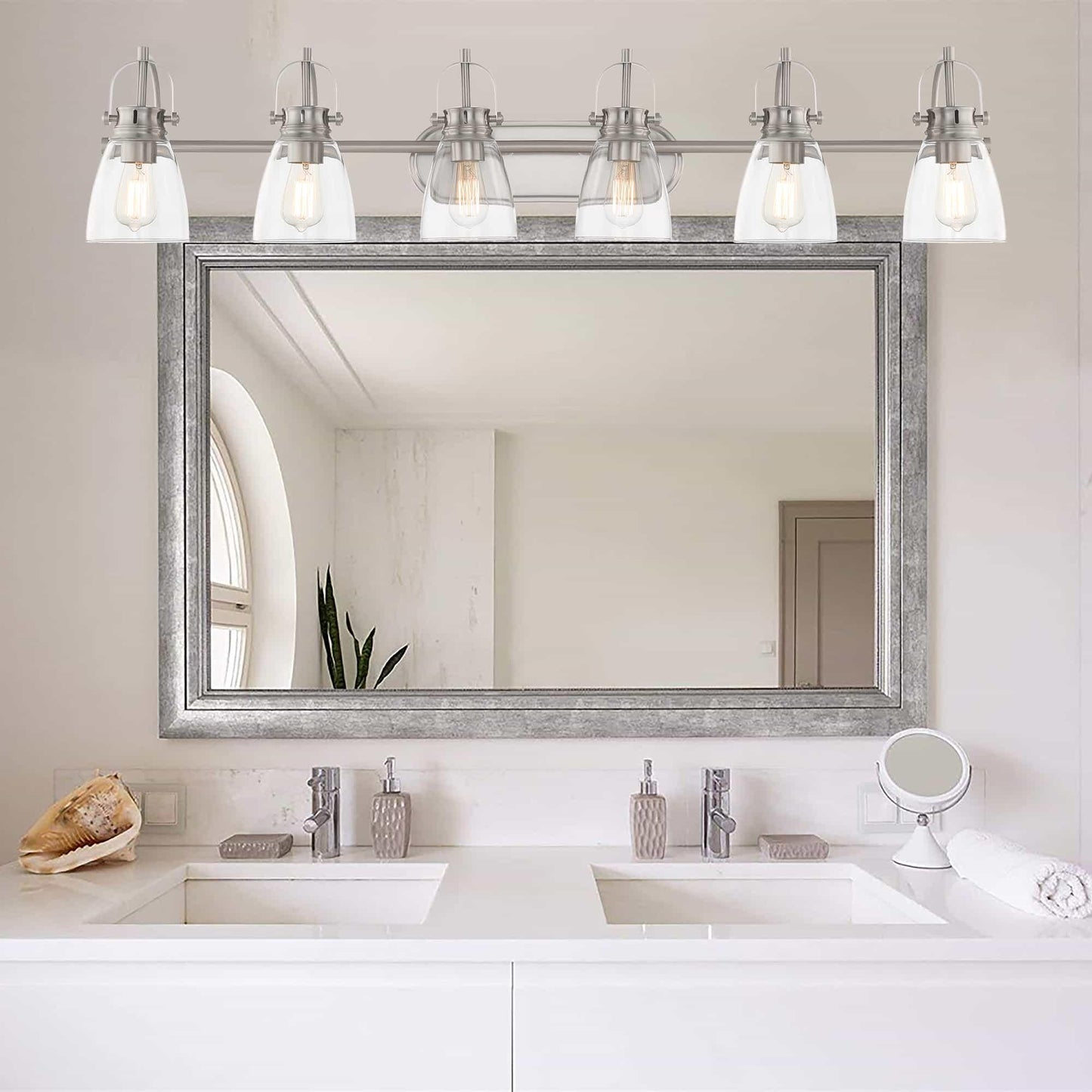 6 light lantern style vanity light (4) by ACROMA