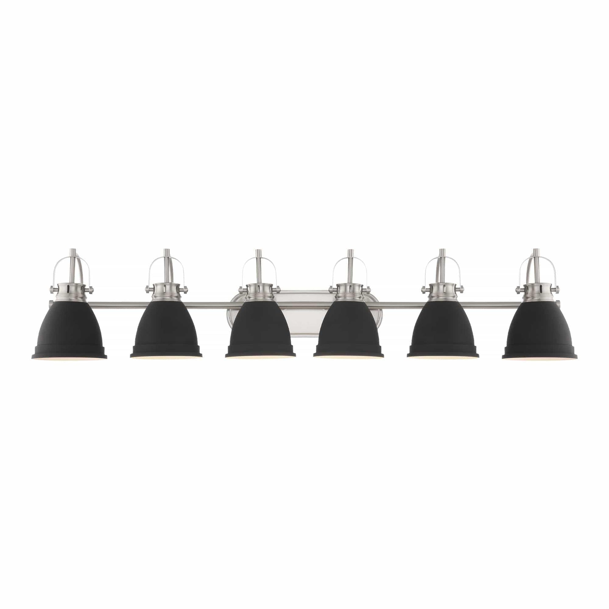 6 light black shade vanity light (9) by ACROMA