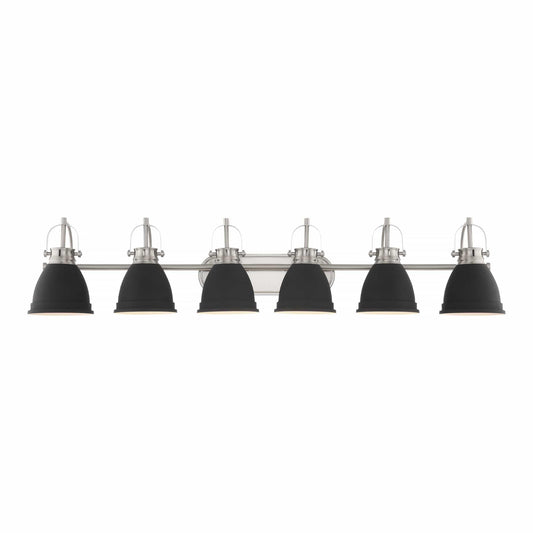 6 light black shade vanity light (9) by ACROMA