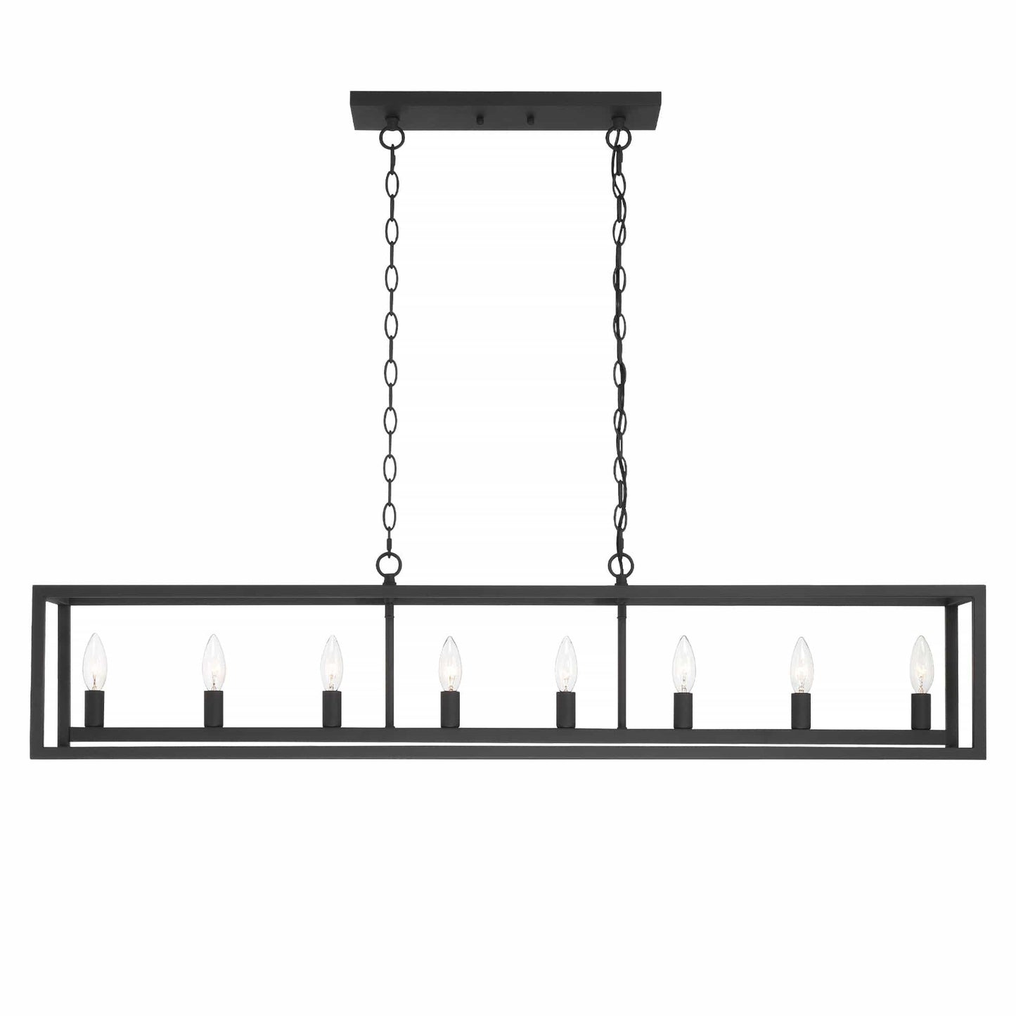 8 light kitchen island rectangle pendant (8) by ACROMA