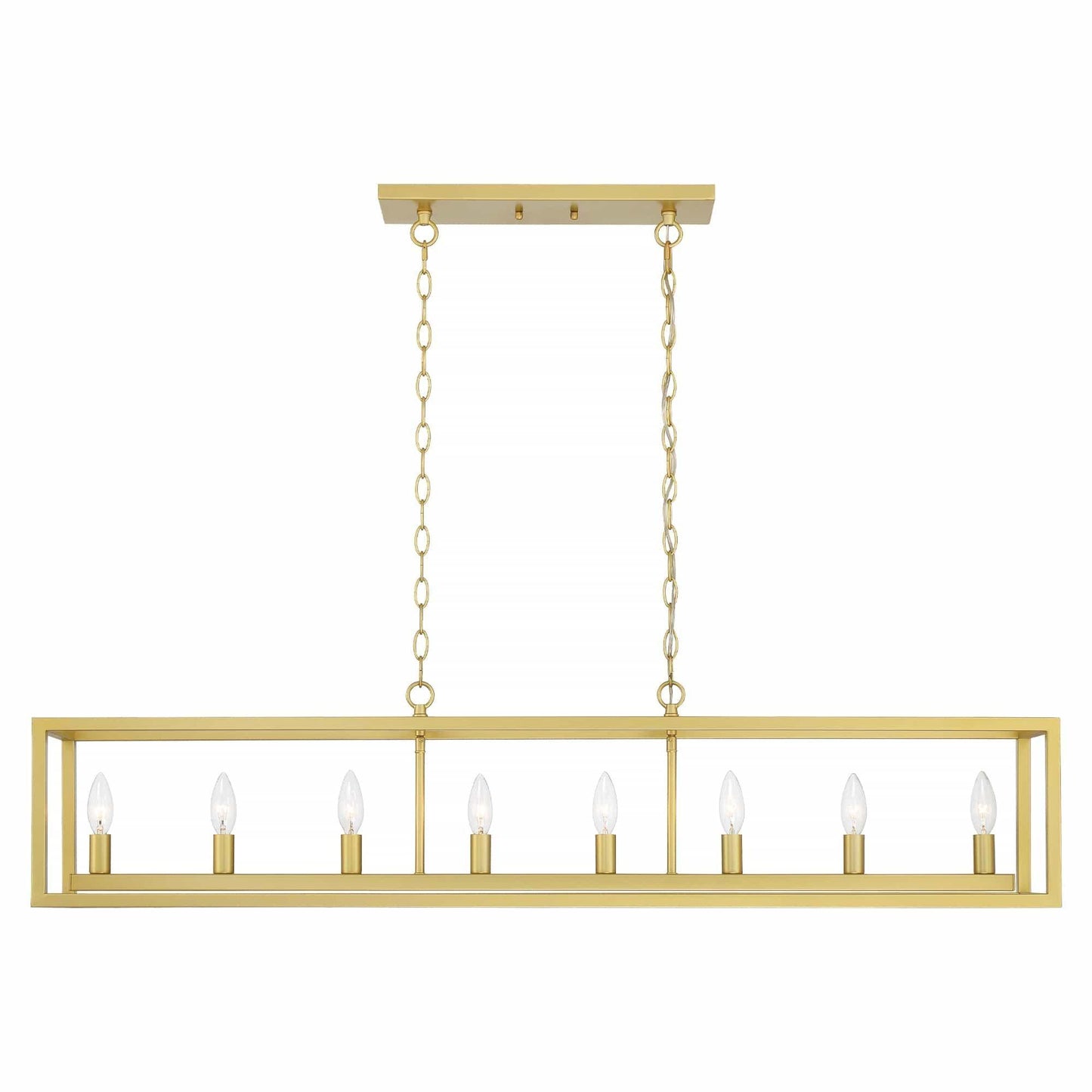 8 light kitchen island rectangle pendant (6) by ACROMA