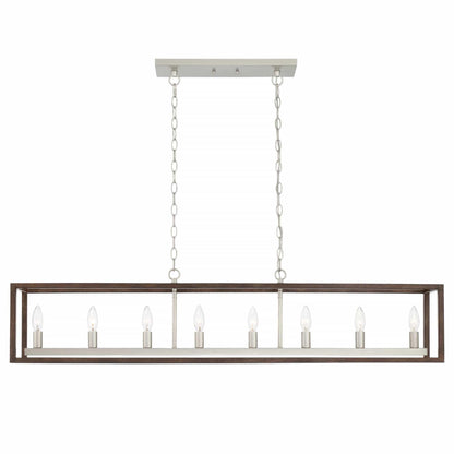 8 light kitchen island rectangle pendant (5) by ACROMA