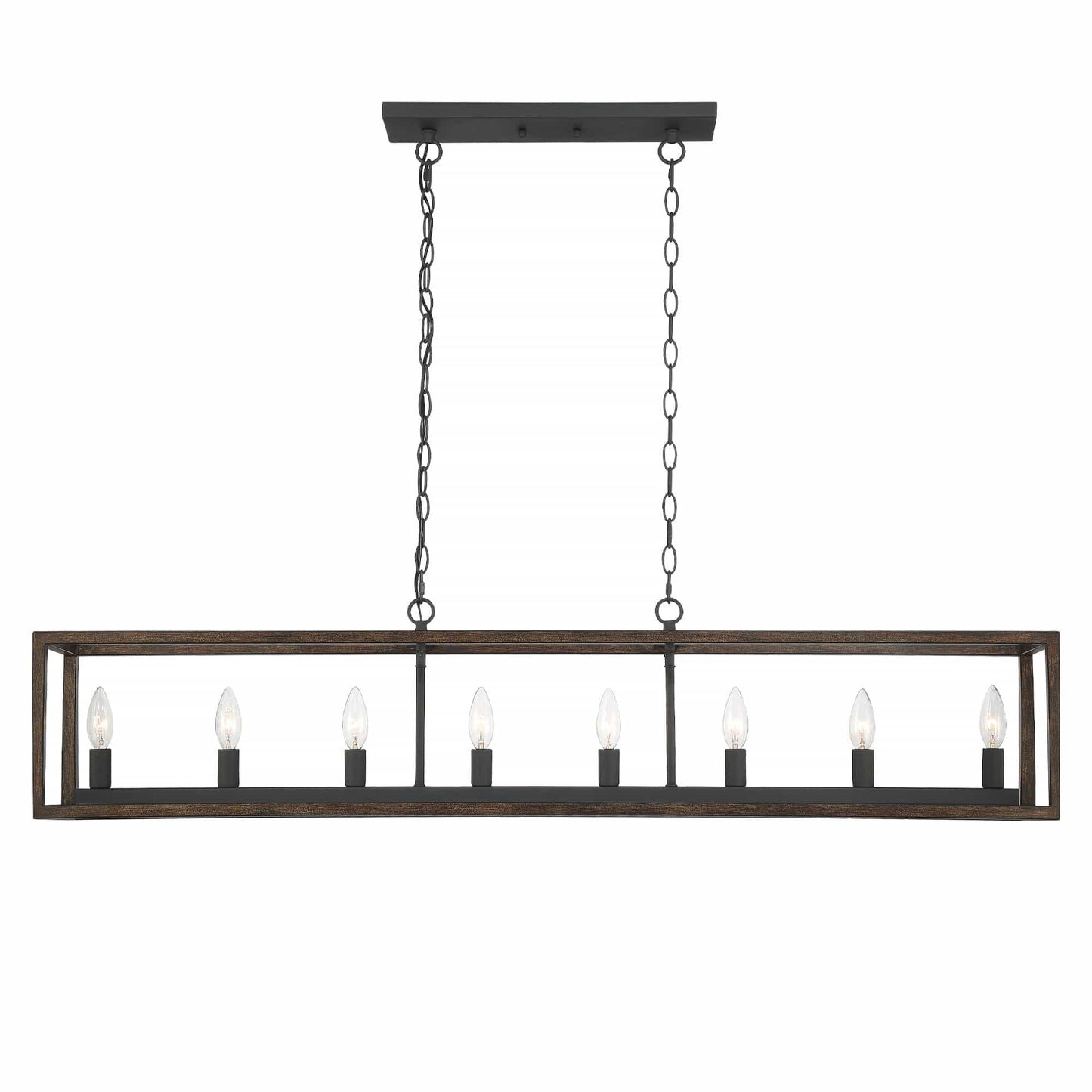 8 light kitchen island rectangle pendant (32) by ACROMA