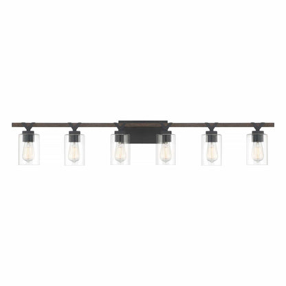 6 light glass bathroom vanity light (5) by ACROMA