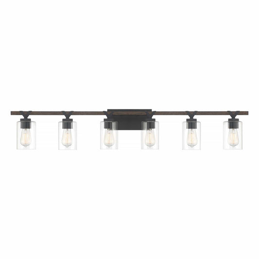 6 light glass bathroom vanity light (5) by ACROMA