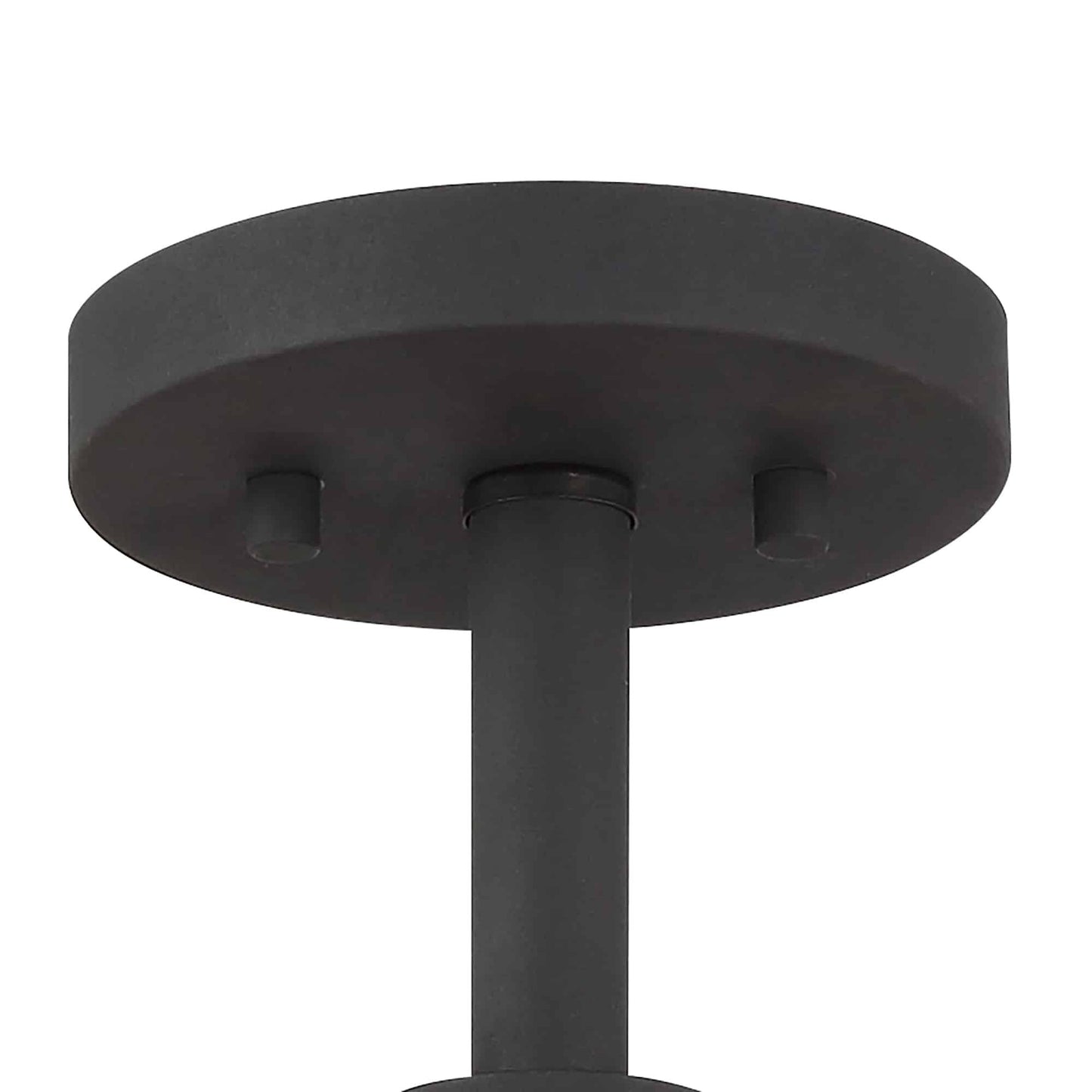 6-Light Classic Matte Black Semi Flush Mount (9) by ACROMA