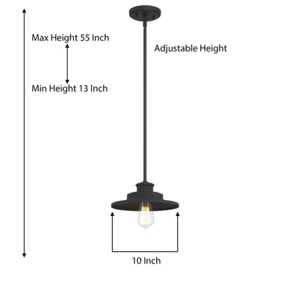 1 light single industrial cone pendant (9) by ACROMA