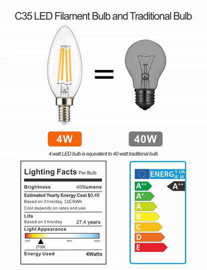 4 watt led dimmable light bulb (6) by ACROMA